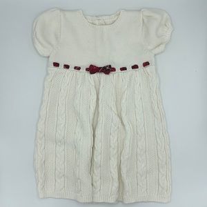Gymboree Knit Sweater Dress with Bow 3T